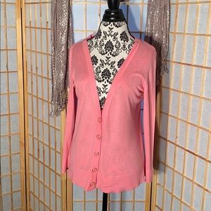 🌴Lilly Pulitzer deep V-neck button down sweater